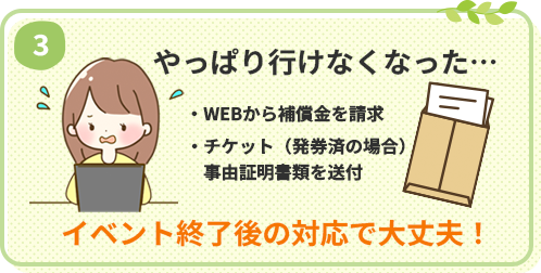 ςsȂȂcEWEB⏞𐿋E`Pbgiς̏ꍇjRؖނ𑗕tCxgȊΉővI