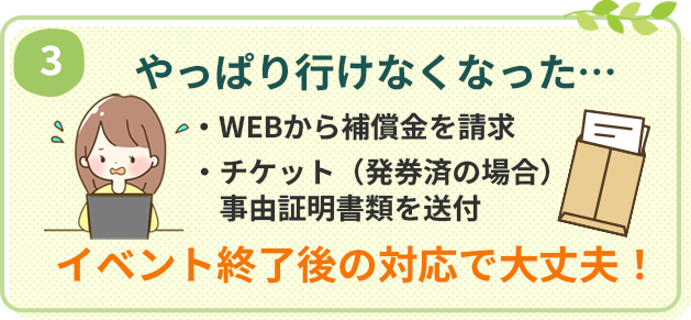 ςsȂȂcEWEB⏞𐿋E`Pbgiς̏ꍇjRؖނ𑗕tCxgȊΉővI